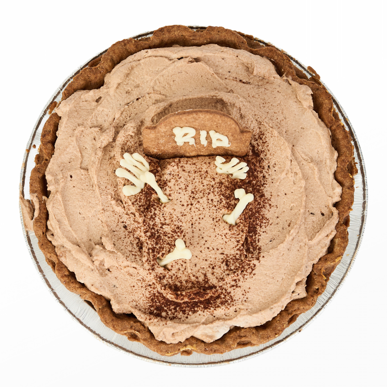Triple Chocolate Graveyard Pie