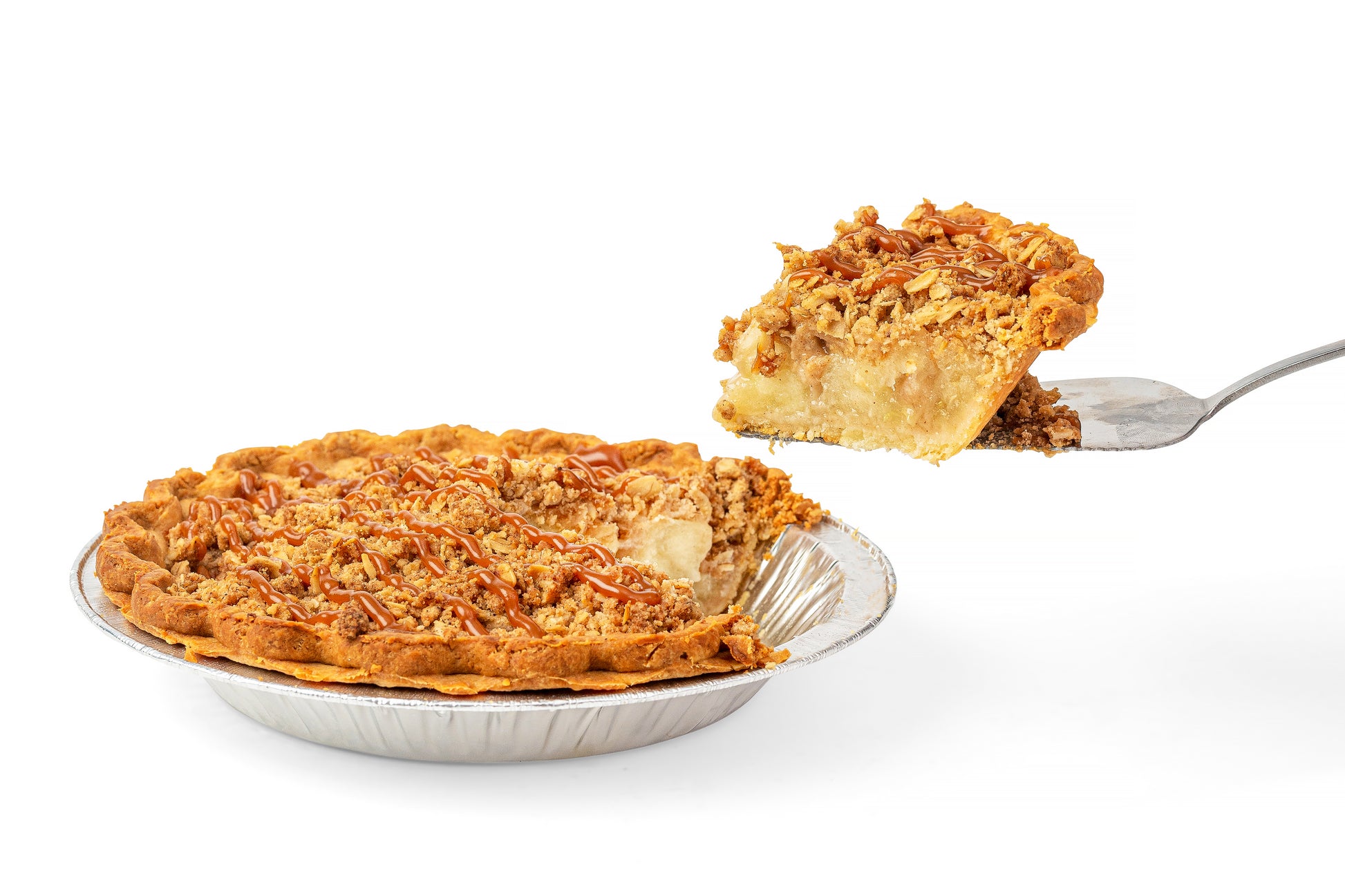 Salted Caramel Dutch Apple Pie