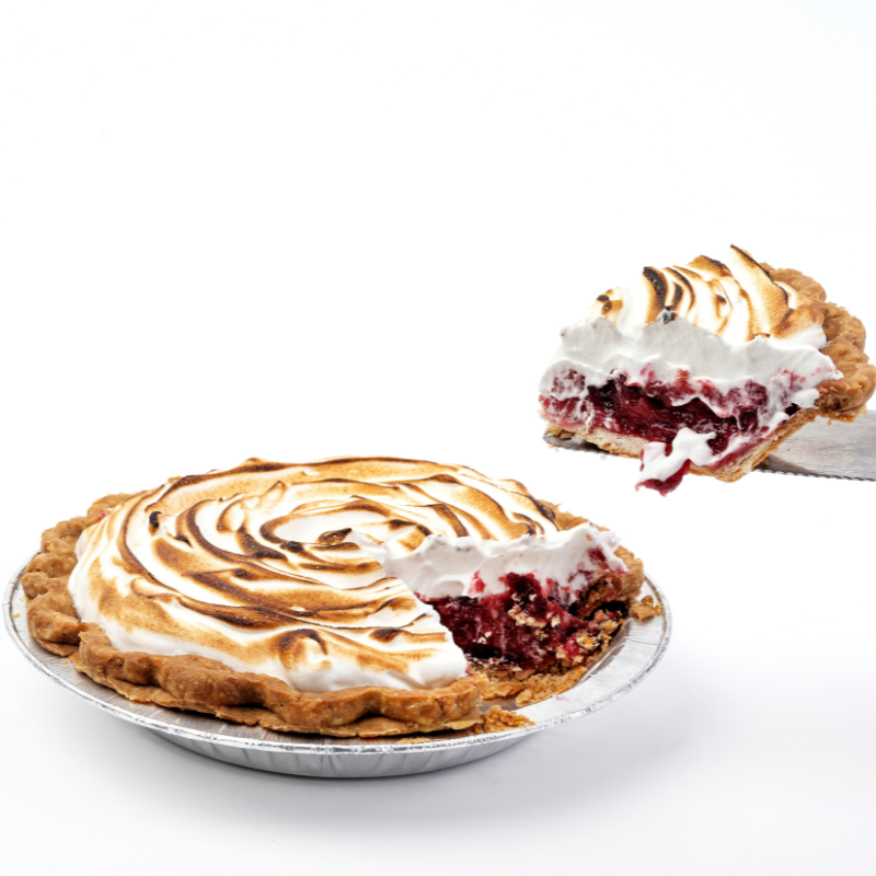 Cranberry Lemon Meringue Pie