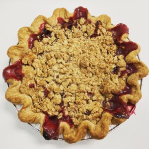 Mixed Berry Crumble Pie
