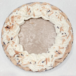 Coconut Lavender Cream Pie